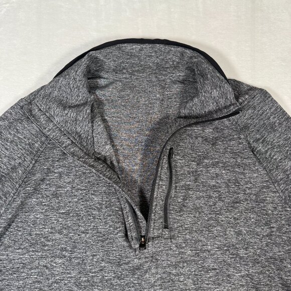 Lululemon Sweatshirt Men Size L 1/4 Zip Pullover Long Sleeve Athletic Thumbholes - Picture 7 of 10